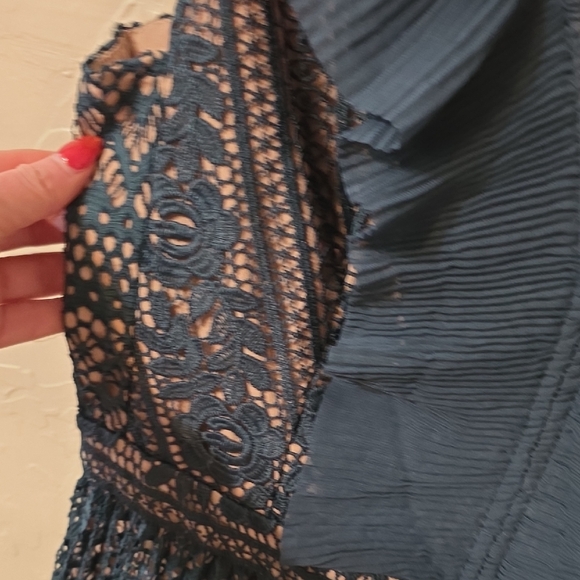 French Connection Teal Dress - Picture 7 of 12